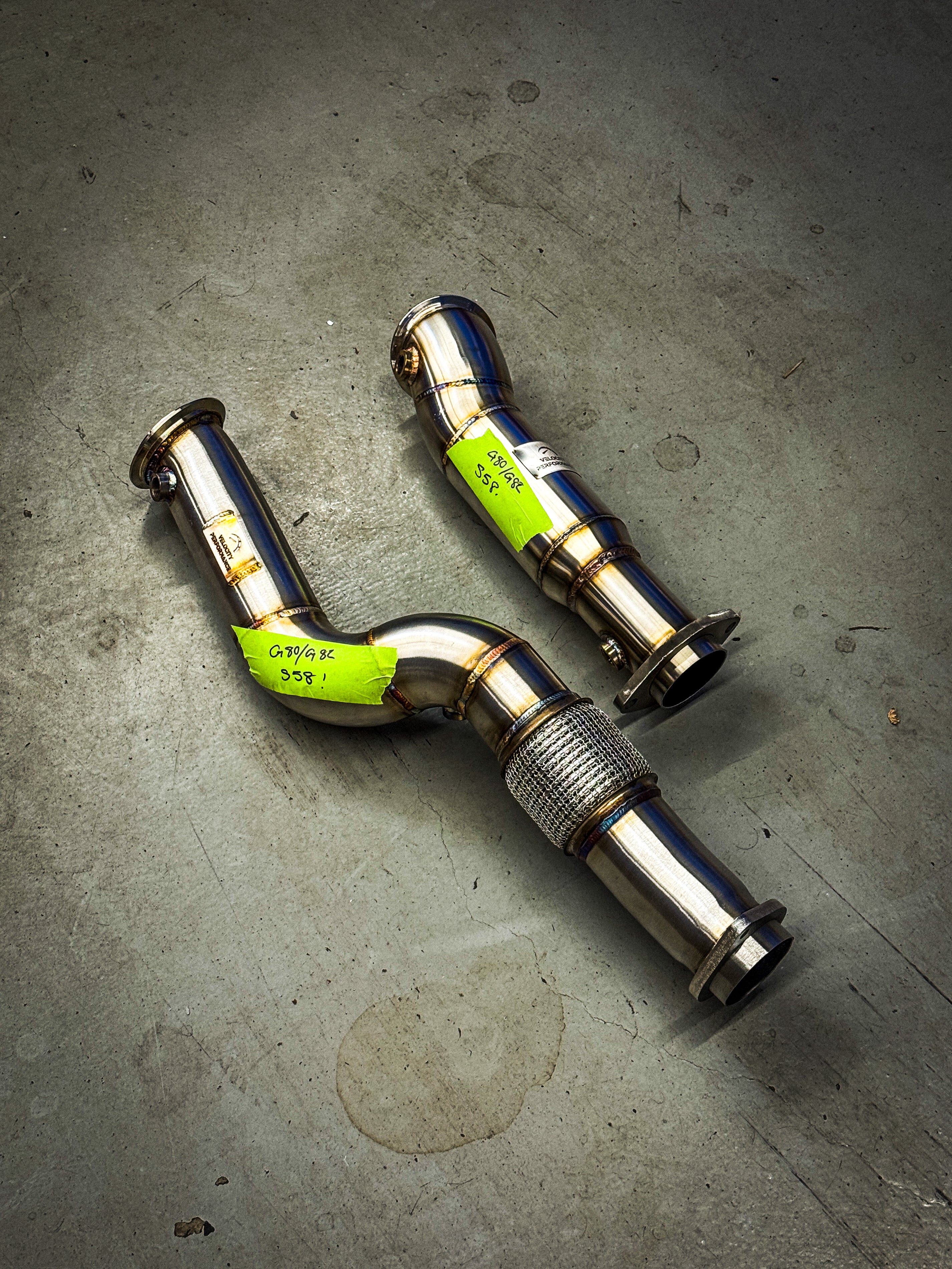 BMW S58 DOWNPIPES IN STOCK SAME DAY SHIPPING! G80/G82/G87 M2/M3/M3COMP/M4/M4COMP