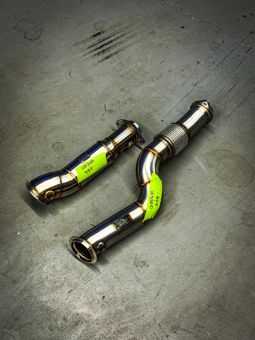 BMW S58 DOWNPIPES IN STOCK SAME DAY SHIPPING! G80/G82/G87 M2/M3/M3COMP/M4/M4COMP