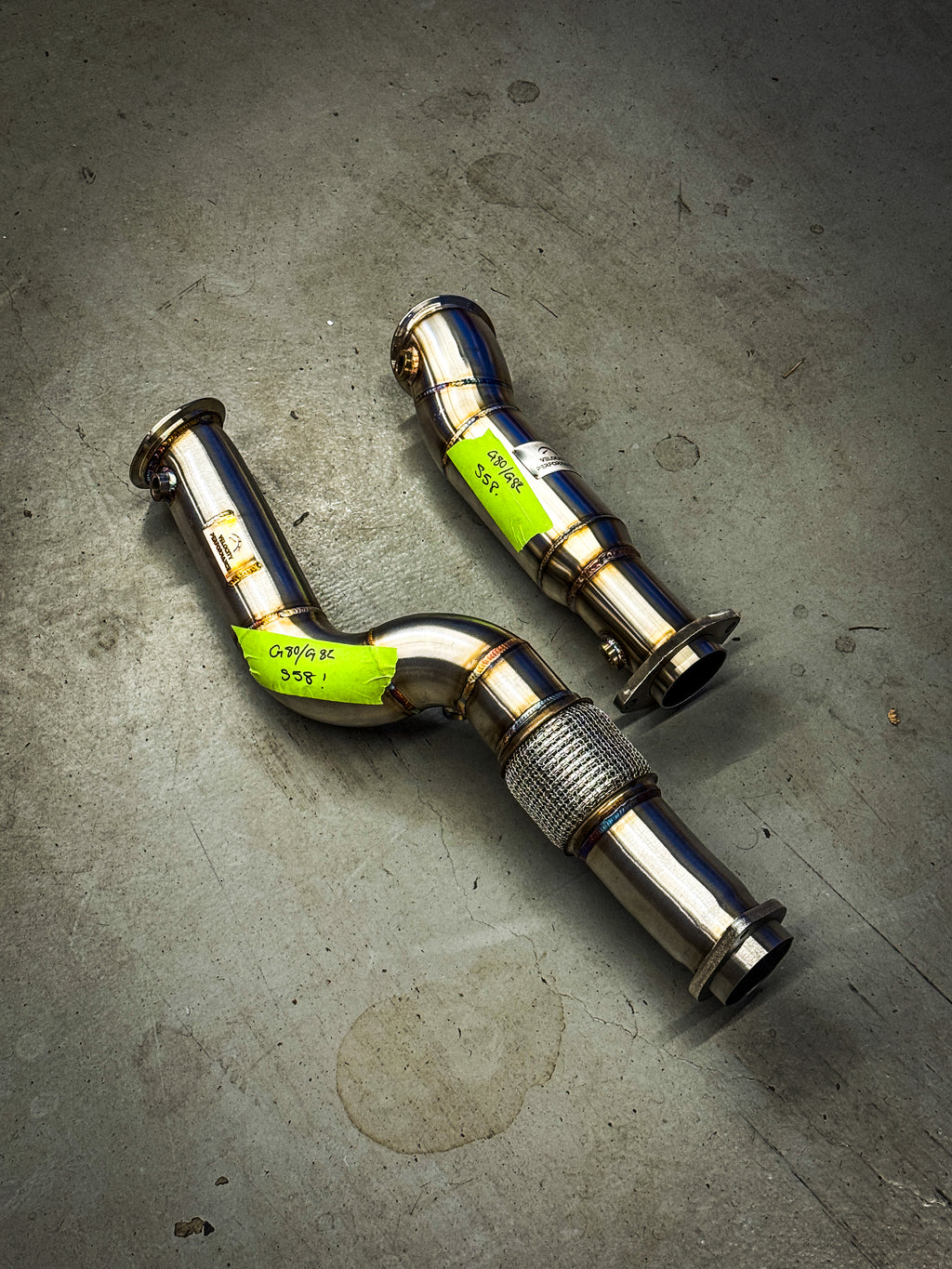 BMW S58 DOWNPIPES IN STOCK SAME DAY SHIPPING! G80/G82/G87 M2/M3/M3COMP/M4/M4COMP