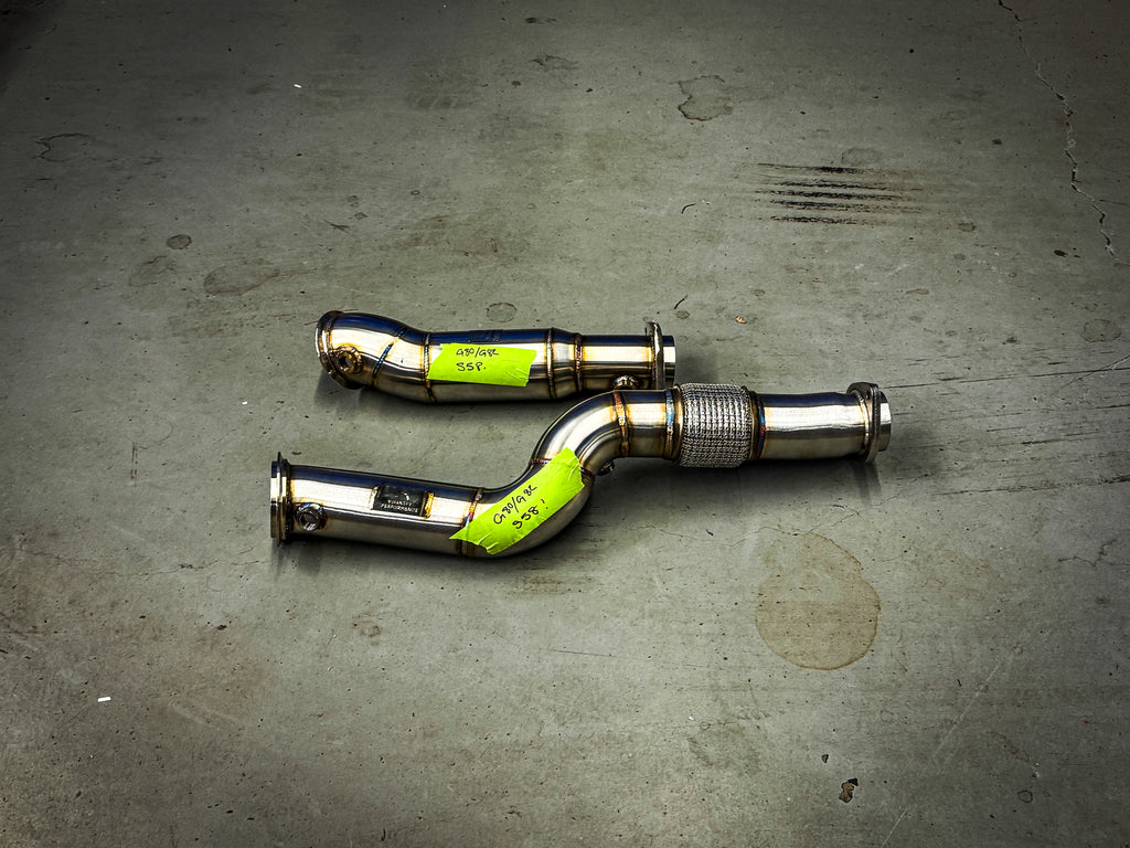 BMW S58 DOWNPIPES IN STOCK SAME DAY SHIPPING! G80/G82/G87 M2/M3/M3COMP/M4/M4COMP