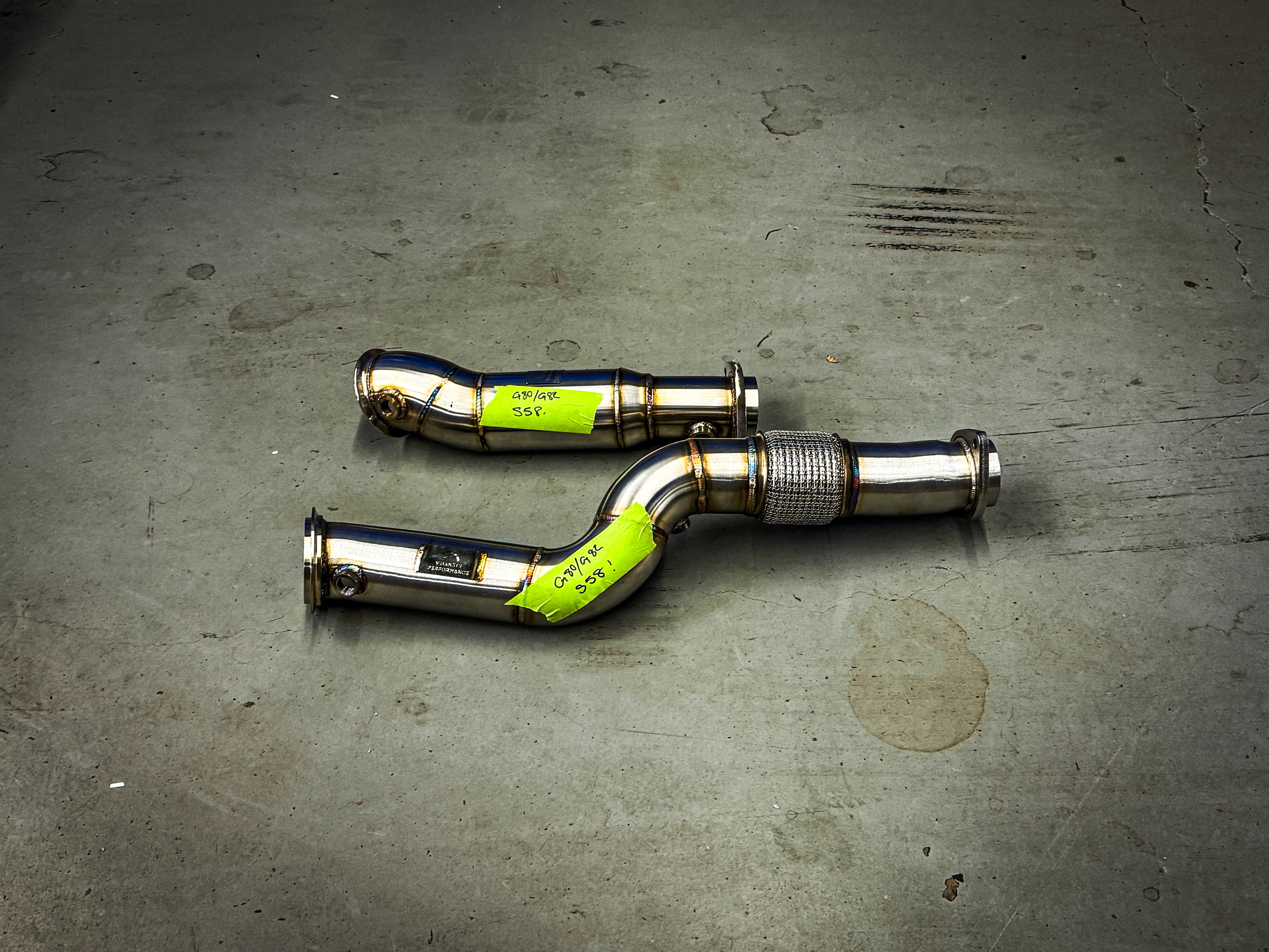 BMW S58 DOWNPIPES IN STOCK SAME DAY SHIPPING! G80/G82/G87 M2/M3/M3COMP/M4/M4COMP