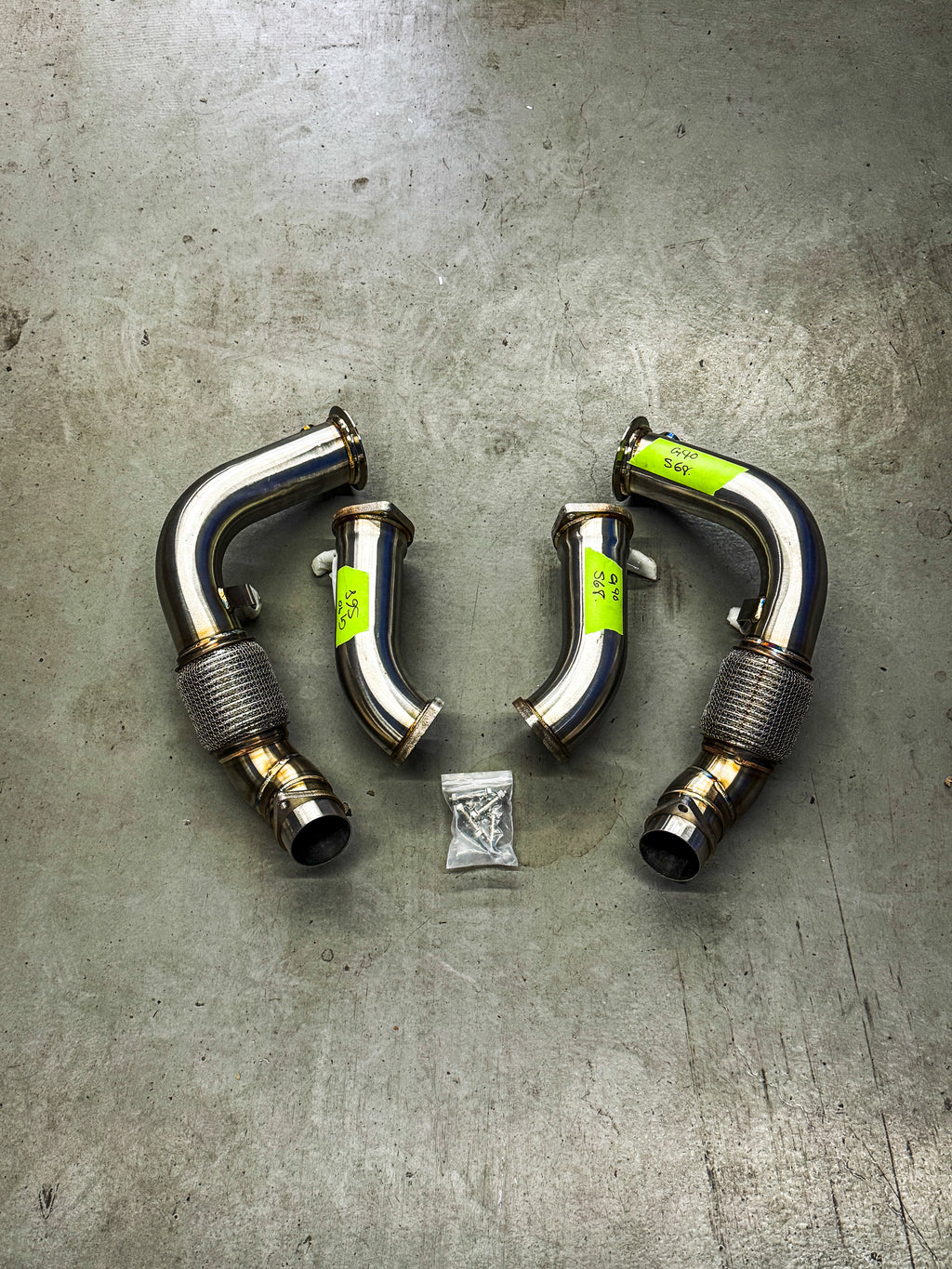 BMW S68 DOWNPIPES IN STOCK SAME DAY SHIPPING! G90 M5/760i/X7 M60i