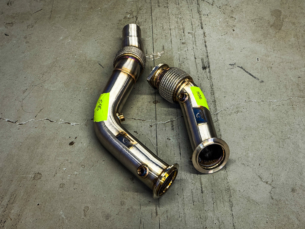 BMW S55 DOWNPIPES IN STOCK SAME DAY SHIPPING! F80/F82/F87 M3/M4/M2 Competition Stainless Steel