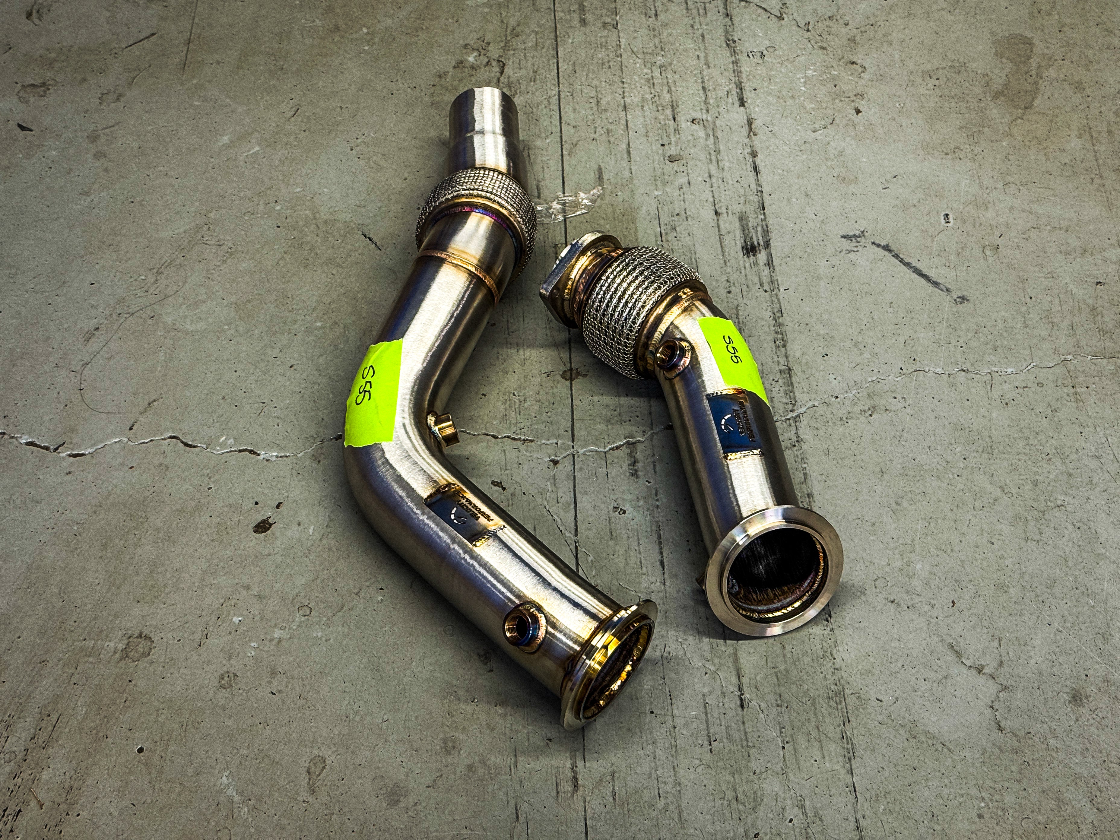 BMW S55 DOWNPIPES IN STOCK SAME DAY SHIPPING! F80/F82/F87 M3/M4/M2 Competition Stainless Steel