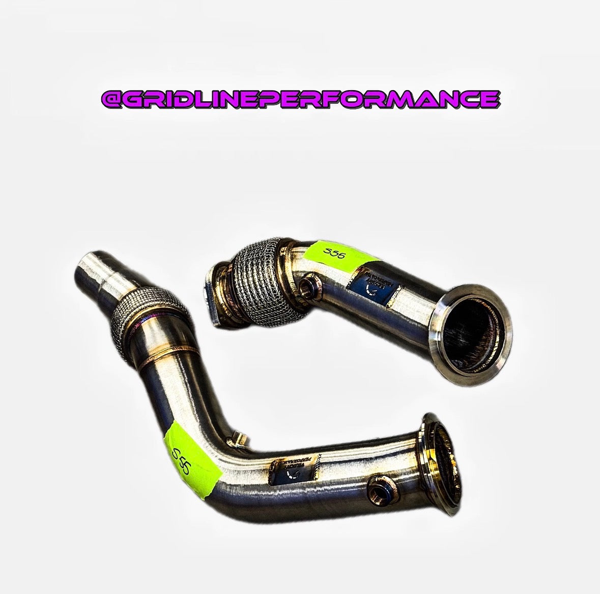 BMW RACE DOWNPIPE SET 3" S55 2014-2020 F80 M3 F82 M4 3.0T