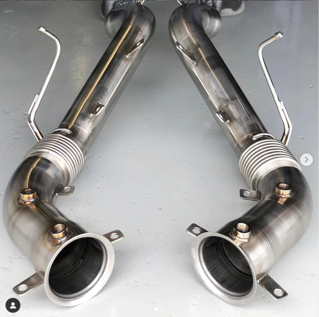MCLAREN RACE DOWNPIPE SET 570S/540C/570GT 3.8L TWIN-TURBOCHARGED V8 3.5" 2015+